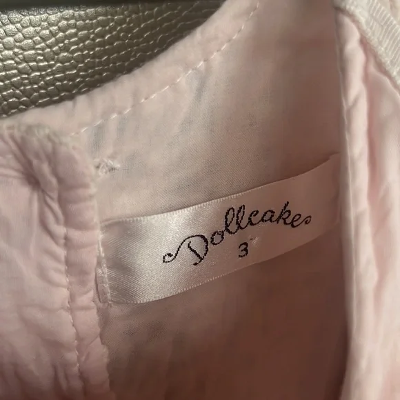 Toddler Girl Dollcake Pink Lace Dress Size 3 Dresses